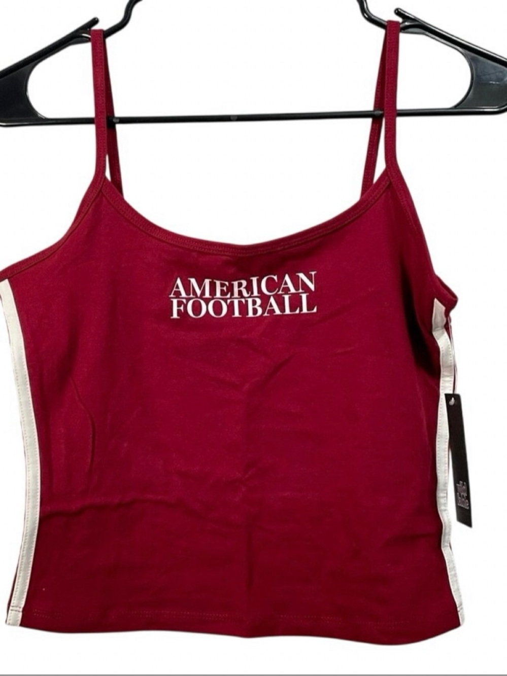 wild fable red Camisole with White Side Trim